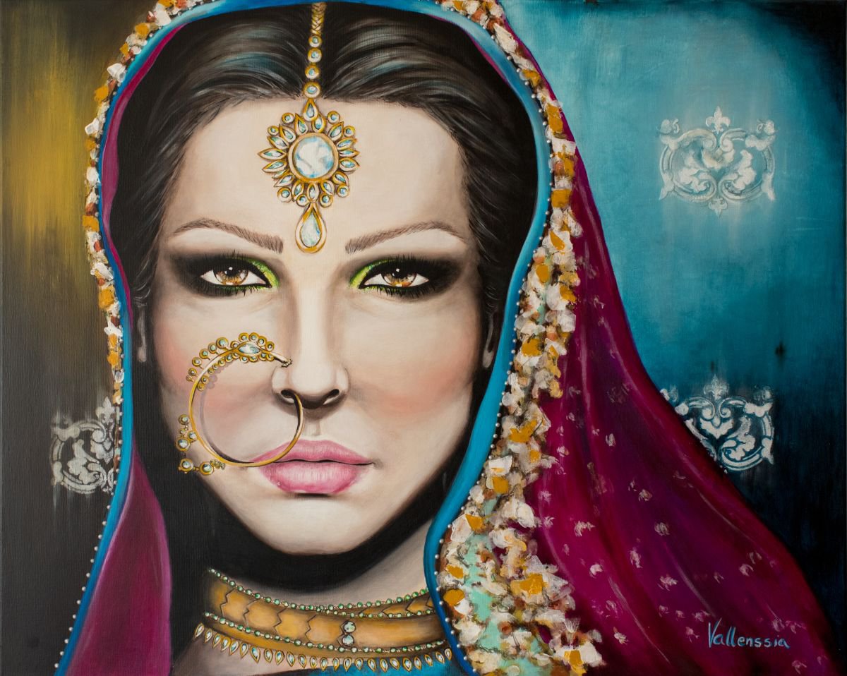 Indian Bride by Snjezana Blagsic - Vallenssia