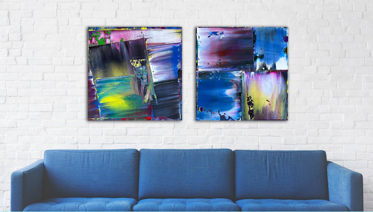 Simpatico By Preston M. Smith (Pms), 48 X 24, Artwork For Sale On Artfinder