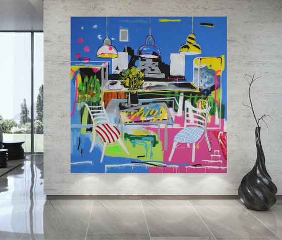 Interior 200 * 200 CM / 78,74 * 78,74 INCH Thanks for the support. I really appreciate it