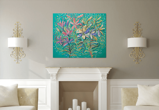 Vibrant Lily Blossoms in Bloom