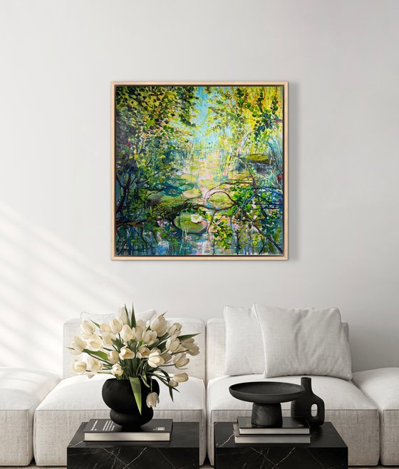 Sunlight Through Branches