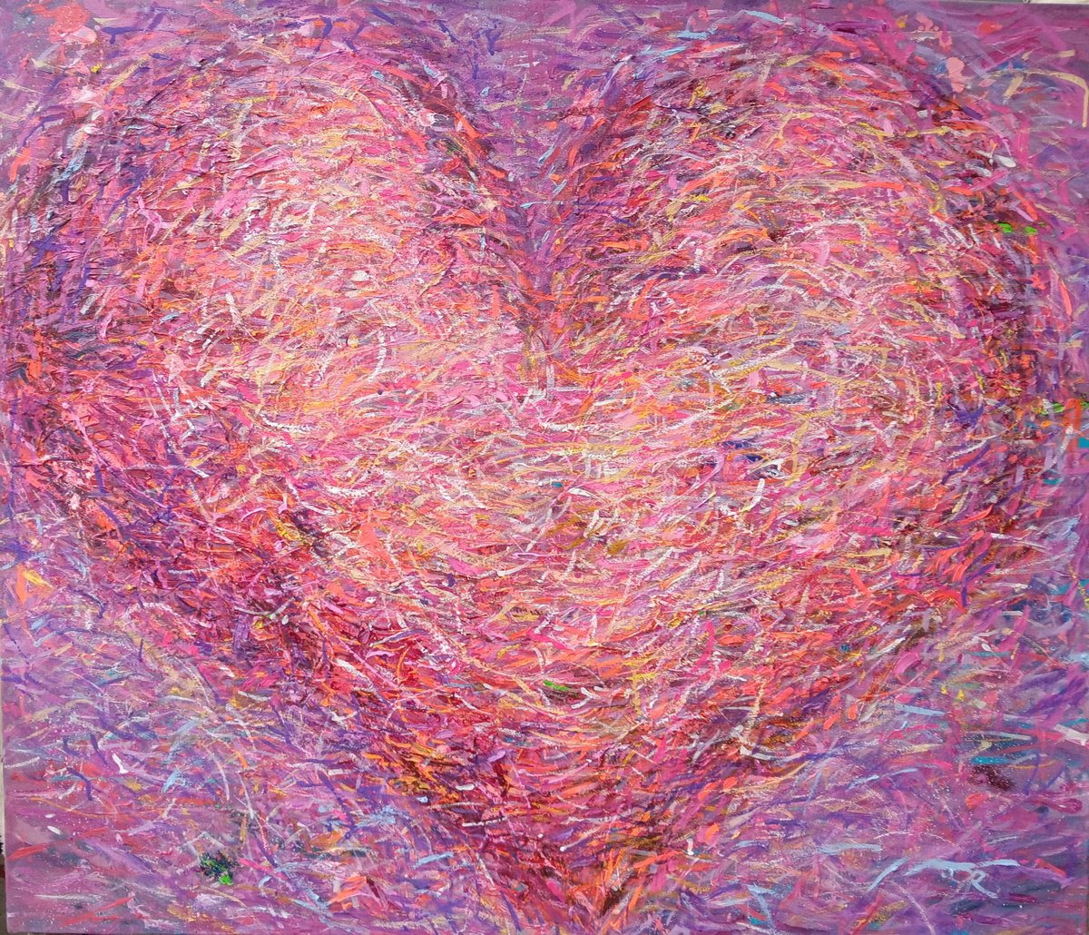  Big Heart 2026 By Ruslan Khais, 46 X 40, Artwork For Sale On Artfinder