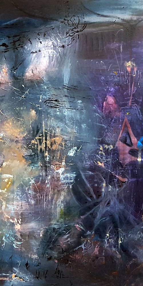The Childhood Of Chaos 6 Large Painting Mindscape Lightscape By O KLOSKA by Kloska Ovidiu