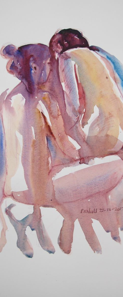 seated female nude by Rory O’Neill