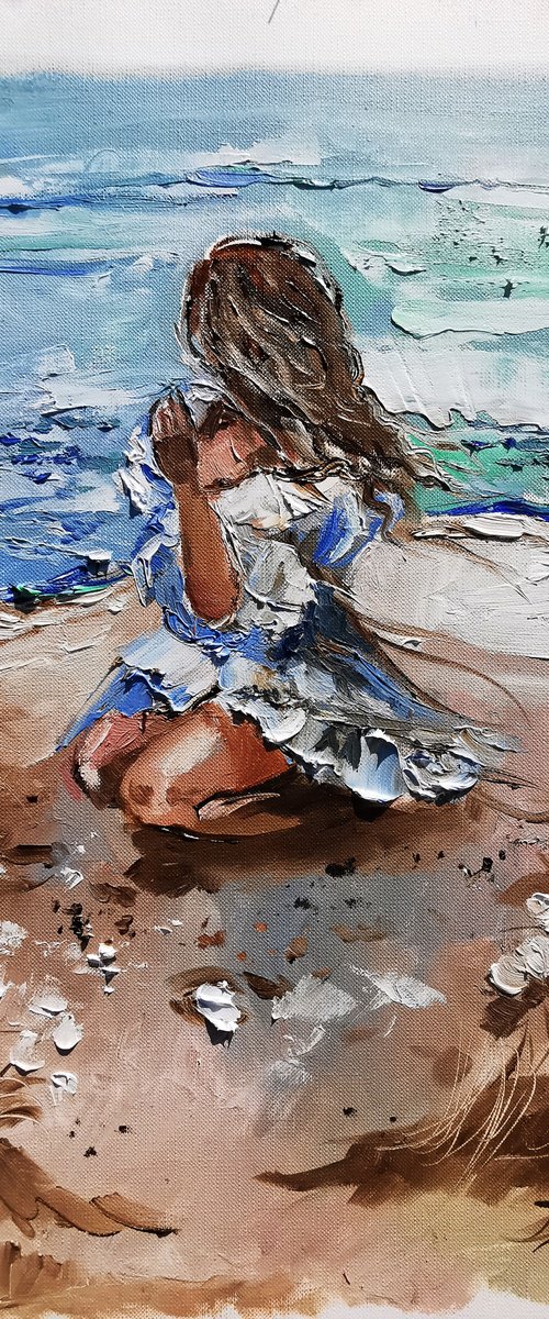 Boho Coastal Art Seaside-inspired Paintings by Annet Loginova