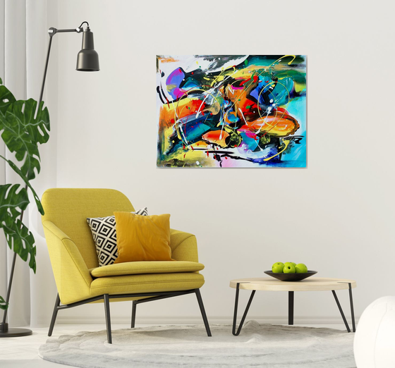 Breakthrough - giclee from stunning original acrylic - on art paper