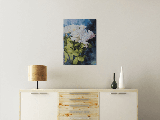 Bouquet of white roses#2