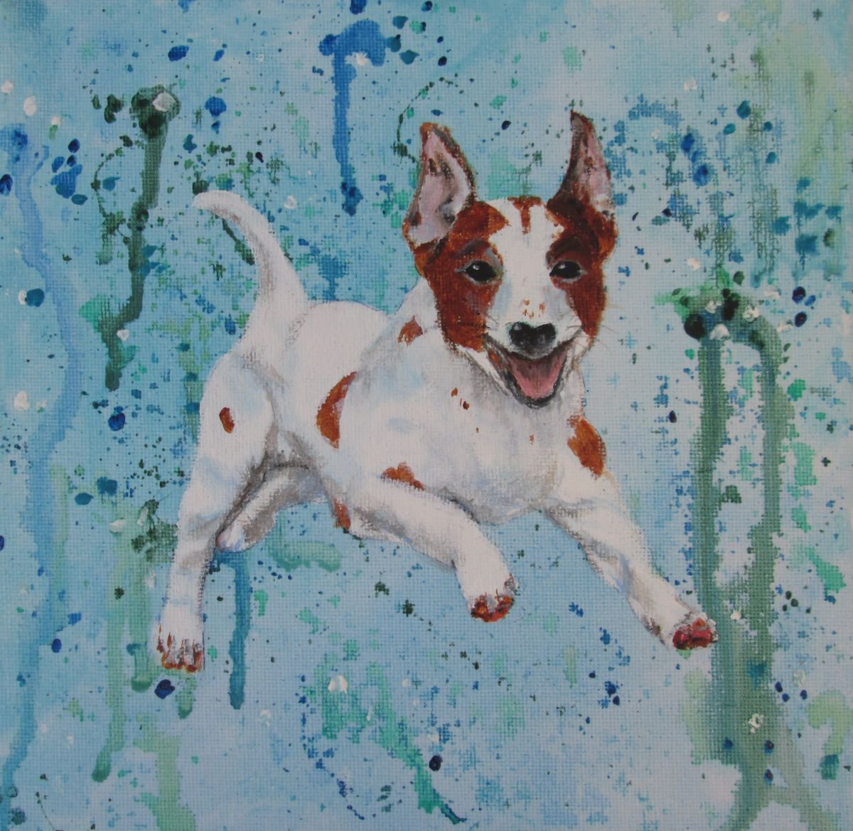 HERE BOY, Jack Russell Terrier by MARJANSART