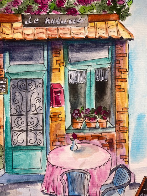 Small French cafe