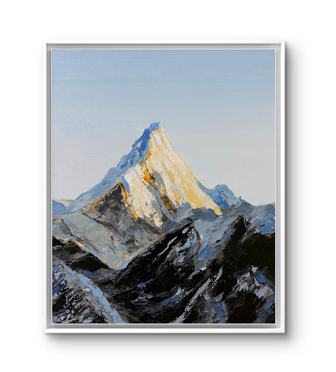 Organic Landscape Oil Painting By Athaang Art, 16 X 20, Morning Glory, Original Artwork