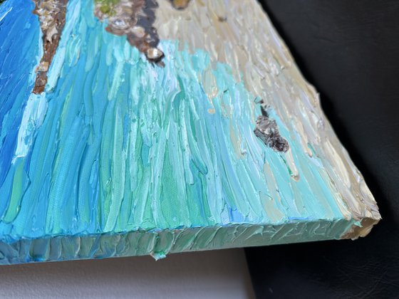 Tropical retreat diptych