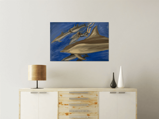 Diving in the waters of the Seychelles