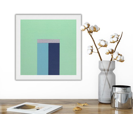 HEATHER - Modern / Minimal Geometric Painting