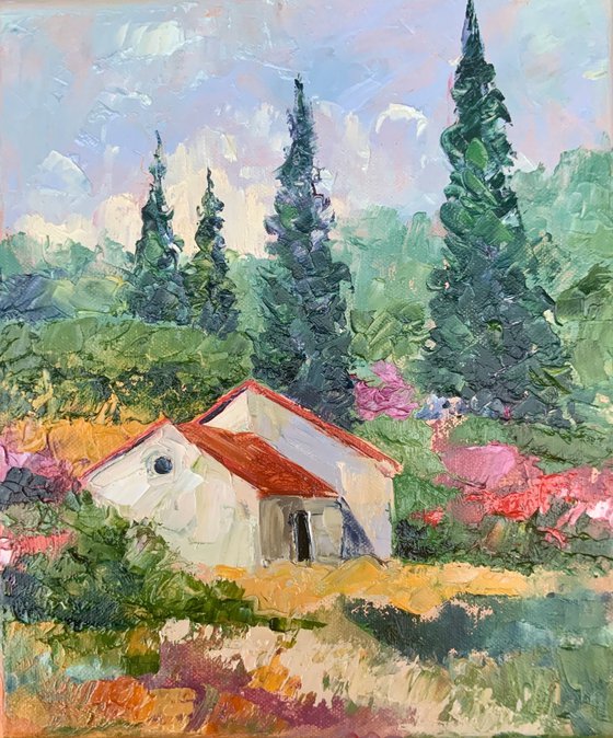 Among the Cypress Trees