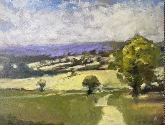 Towards the Blue Hills