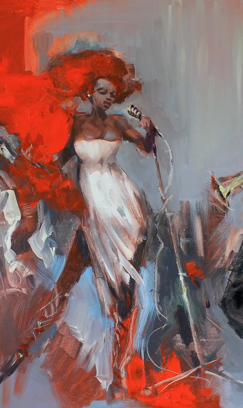 Red Rhythm by Henadzy Havartsou