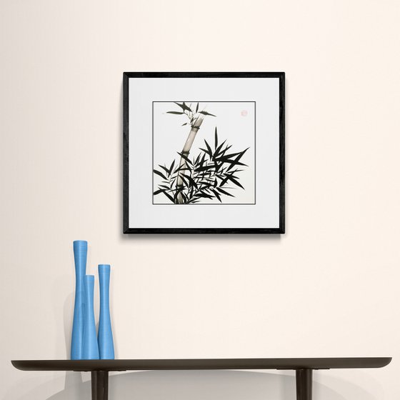 Dense bamboo thickets  - Bamboo series No. 2116 - Oriental Chinese Ink Painting