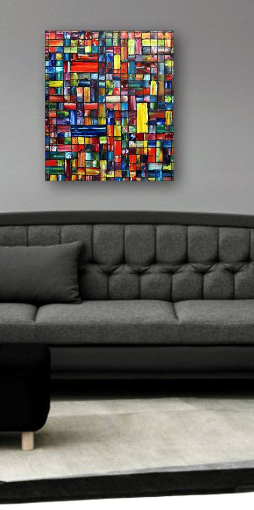 "Get It Together" - Commissioned Original PMS Oil Painting On Wood by Preston M. Smith (PMS)