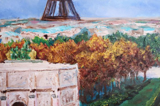 Autumn in Paris, cityscape