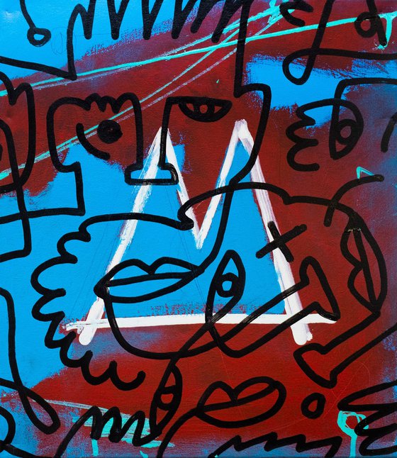 Interaction - Graffiti Abstract