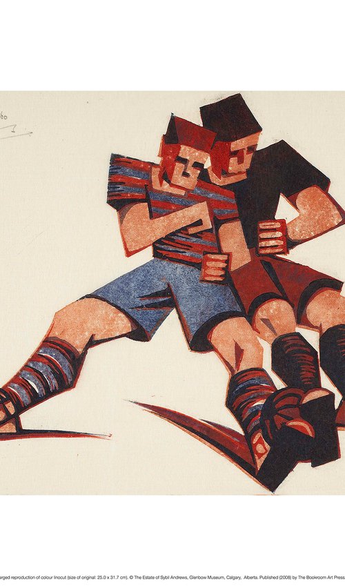 Football by Sybil Andrews