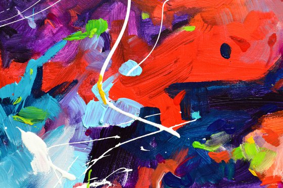 A Flash of Scarlet - Forest Walk