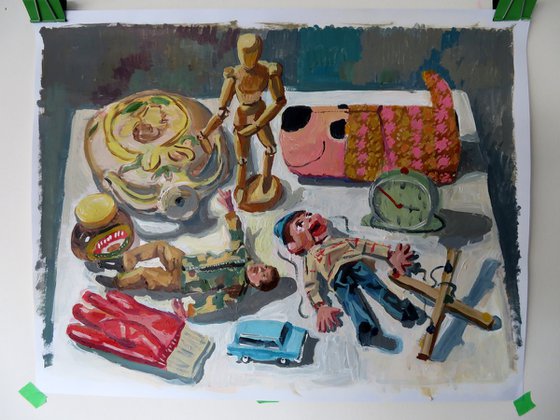 Still life with marionette