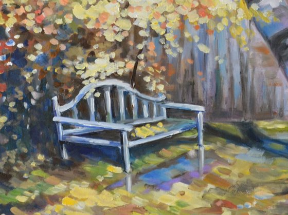 Autumn bench