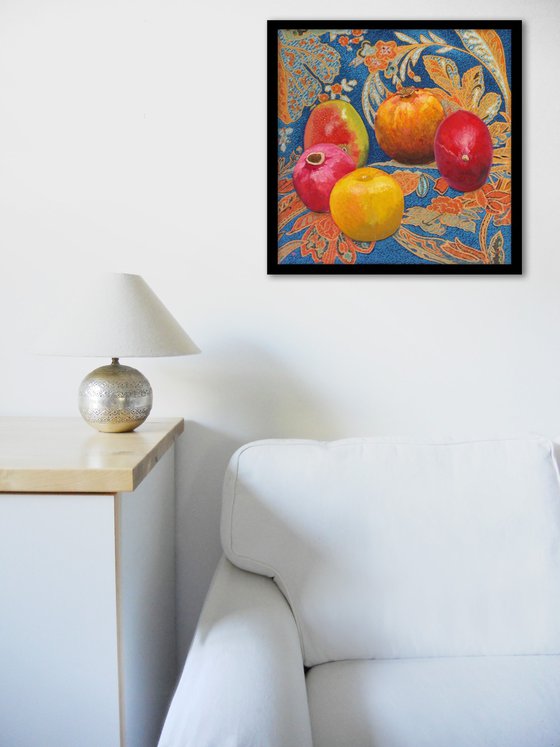 Fruit on Fabric