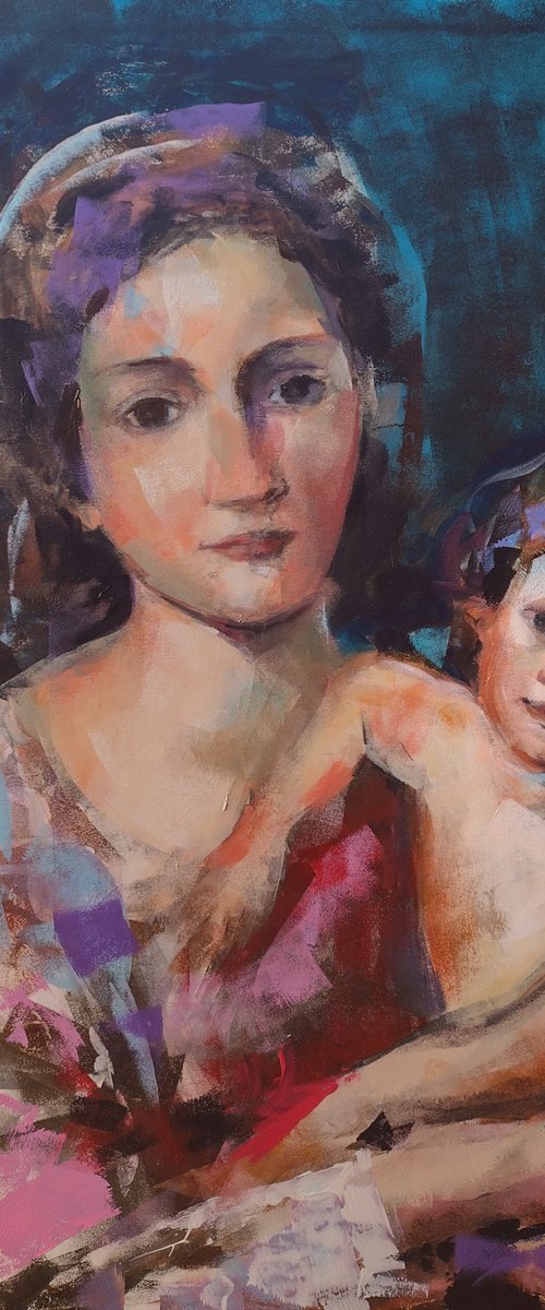 Madonna atenta by Marina Del Pozo