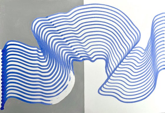 Waves at dusk