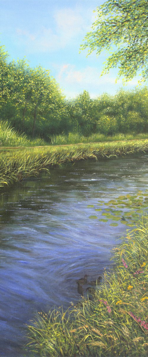 The river Saar by Ludmilla Ukrow