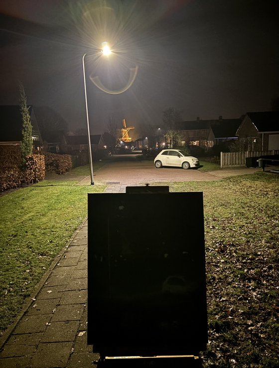 January Night Plein Air