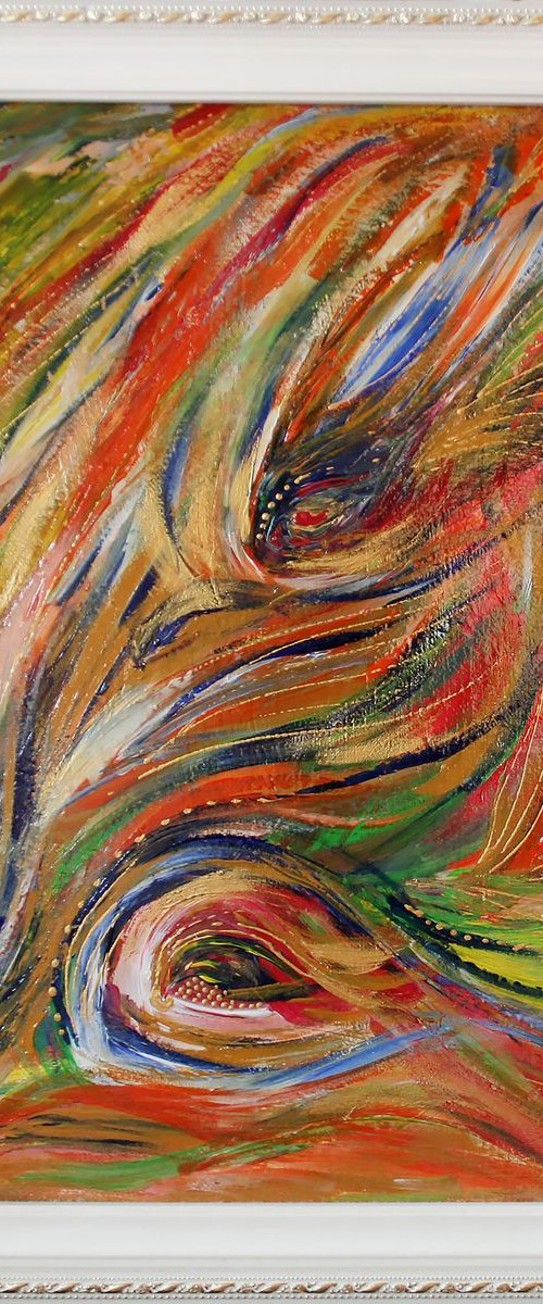 Color Vibrations /  ORIGINAL PAINTING by Salana Art Gallery
