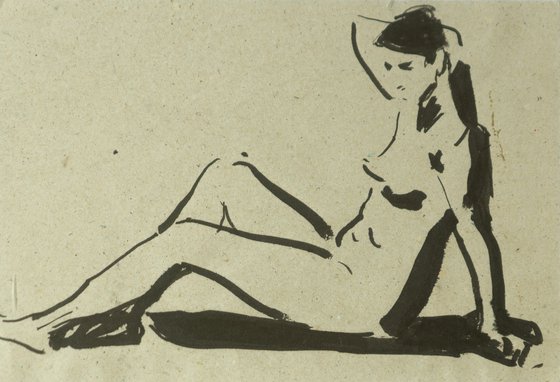 NUDE 4 (INK SKETCH)