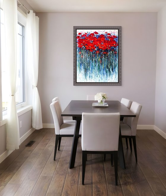 Where Poppies Dance in Rain