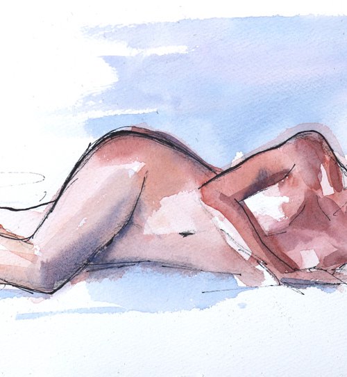 Nude Lines XXIII by Aimee Del Valle