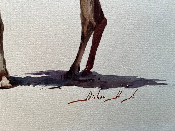"Grace in Gold and Red"