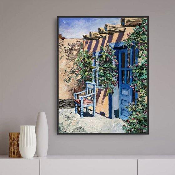 Italian courtyard.