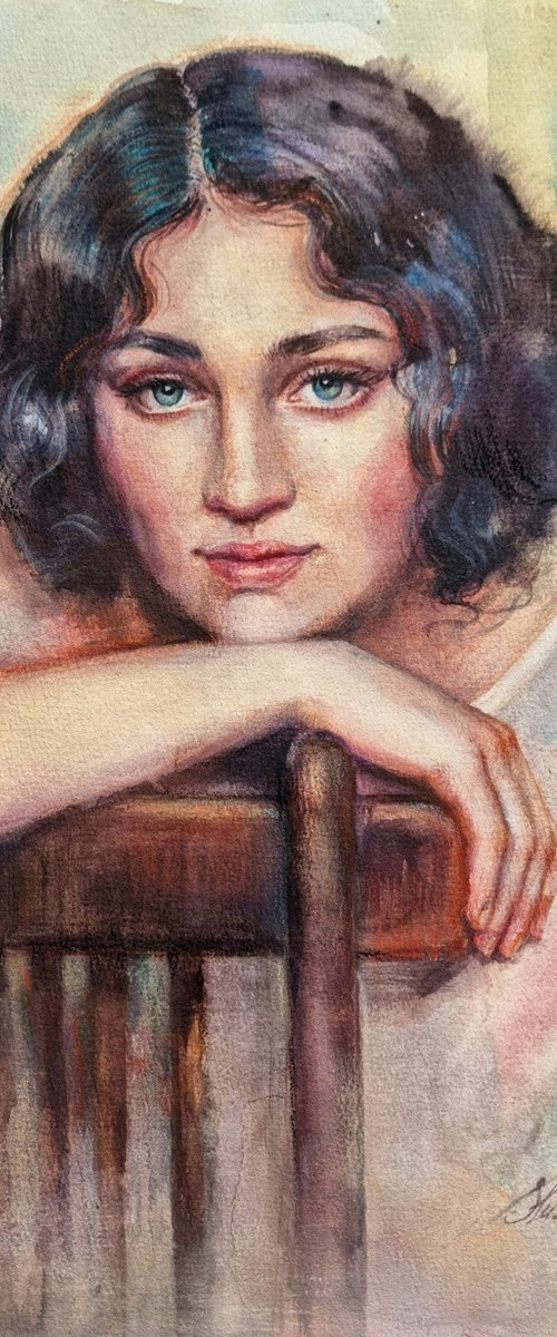 Soft gaze by Natalia Slushaieva