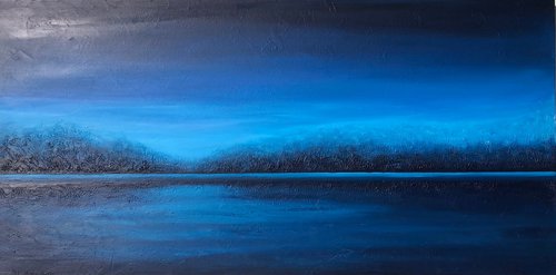 Deep blue water by Nataliia Krykun