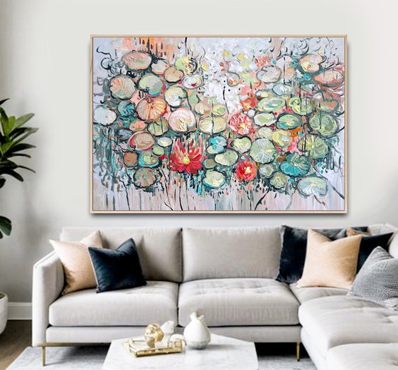 Sun Kissed Lotus Pond