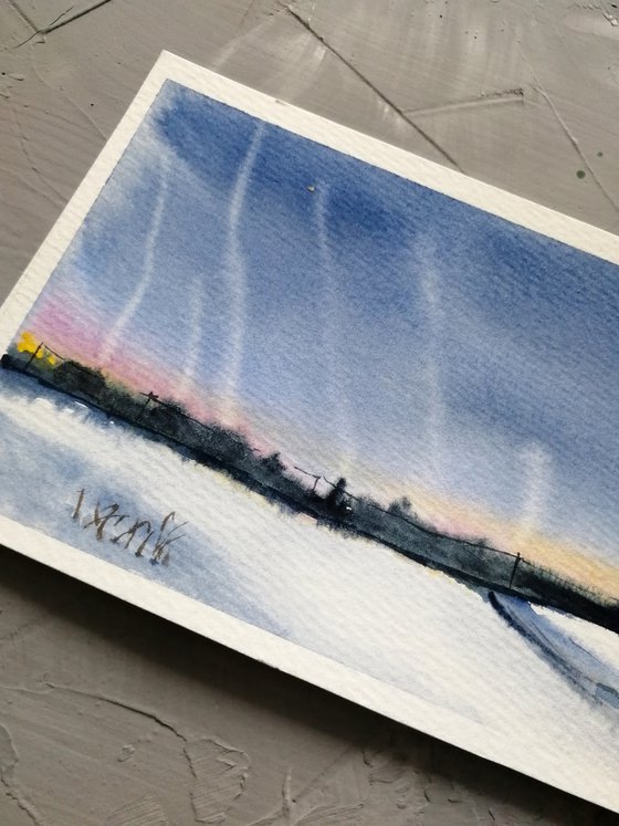 Winter painting