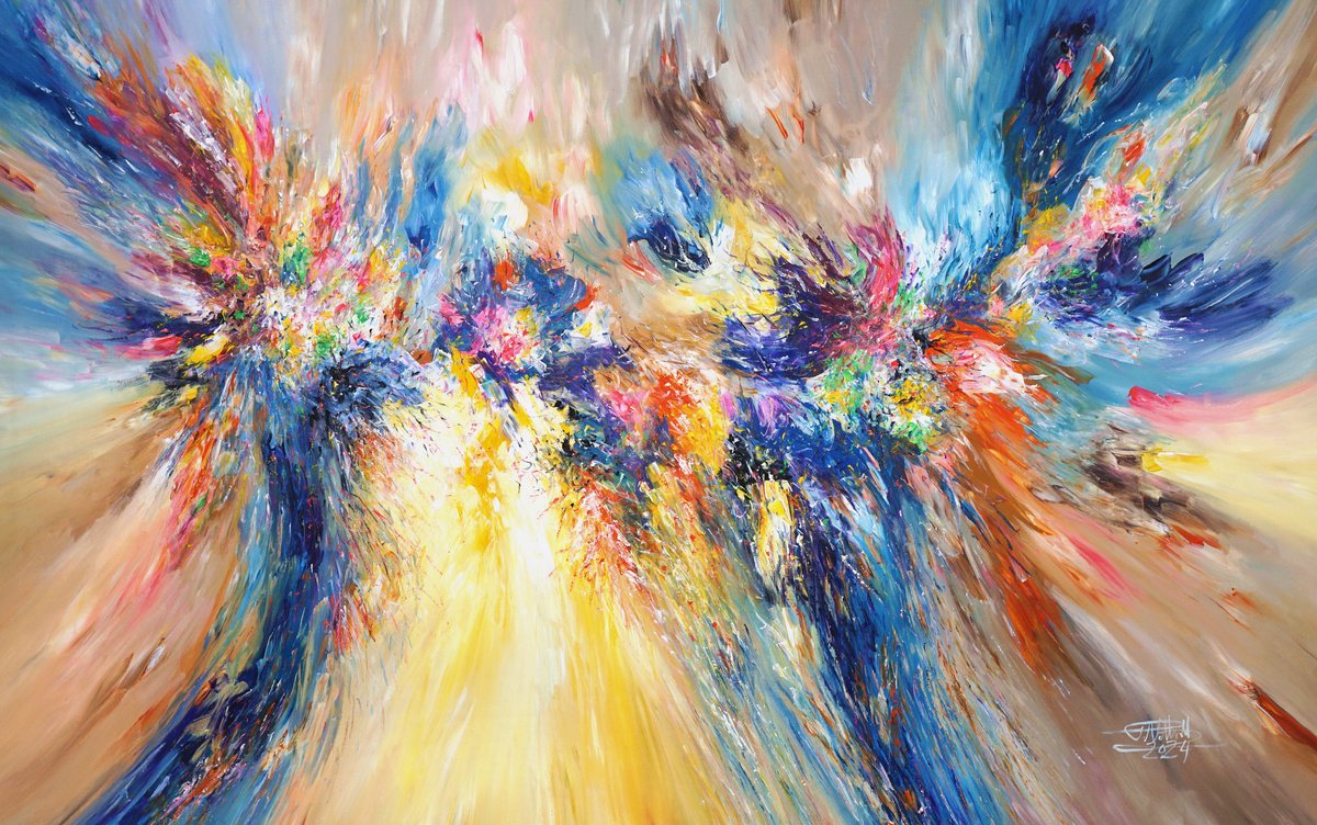 Full Of Joie De Vivre Xxxl 2 By Peter Nottrott, 94 X 59, Artwork For Sale On Artfinder