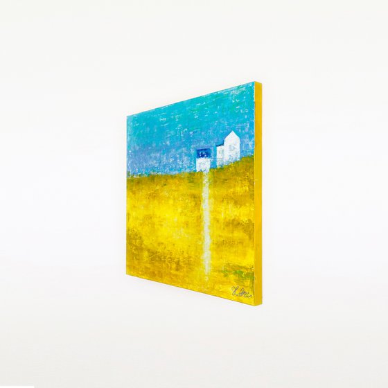 Yellow Field II (30"x30" | 76x76 cm)