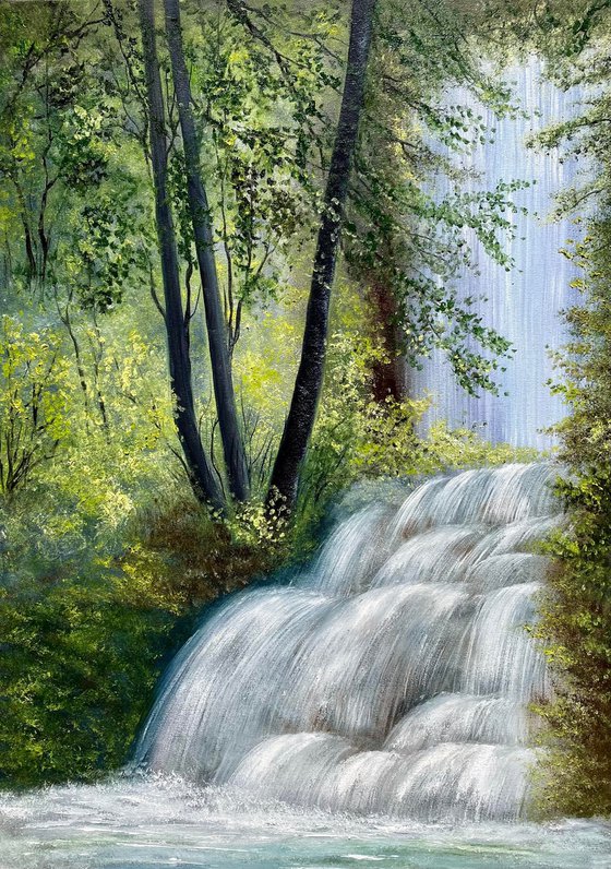 Waterwalls in the forest