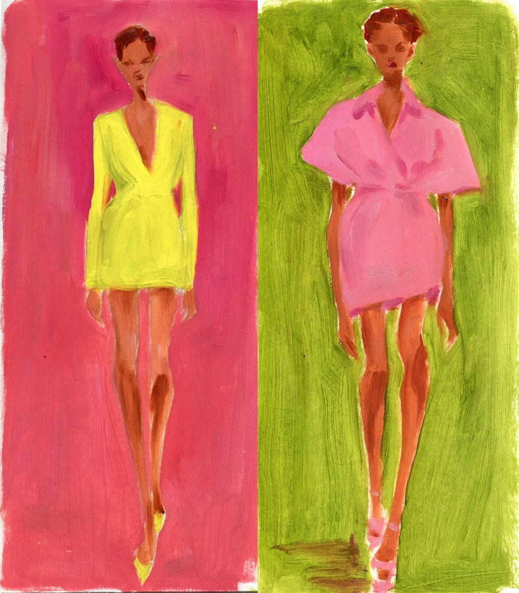 Fashion. Set of 2 by Anja Rudko