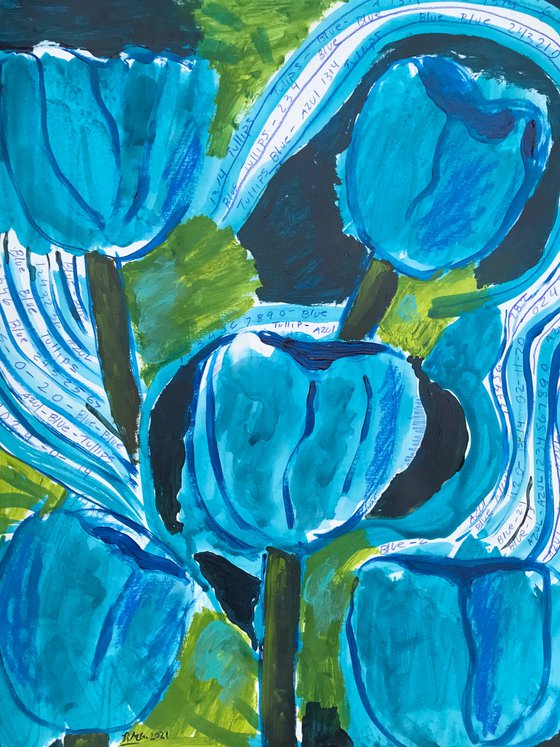 Blue Tulips