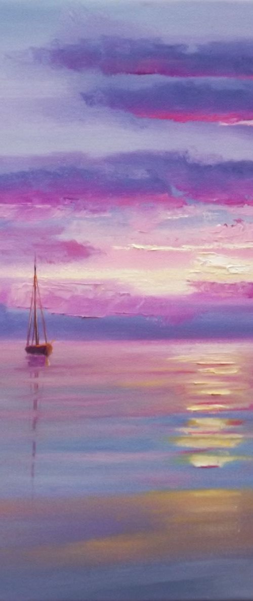 Lilac Sunset by Evald