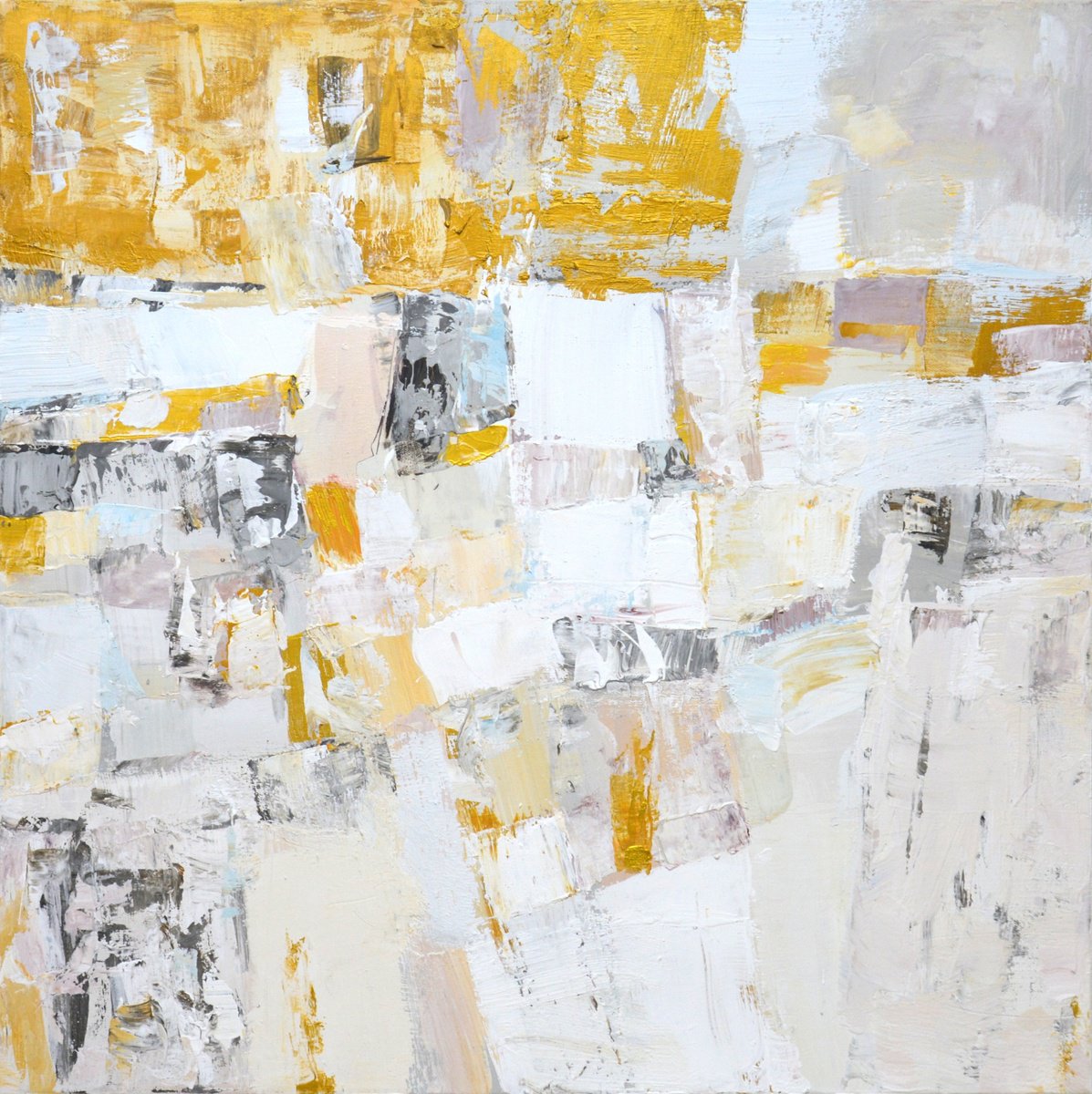 Abstract Acrylic Painting By Iryna Kastsova, 31 X 31, Paris, Original Artwork